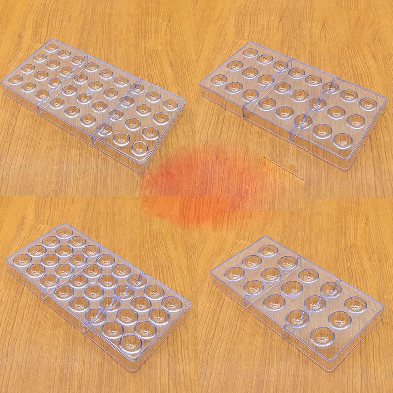 Polycarbonate PC Clear Hard Chocolate Mold DIY Candy Mould Pastry Baking Tools 