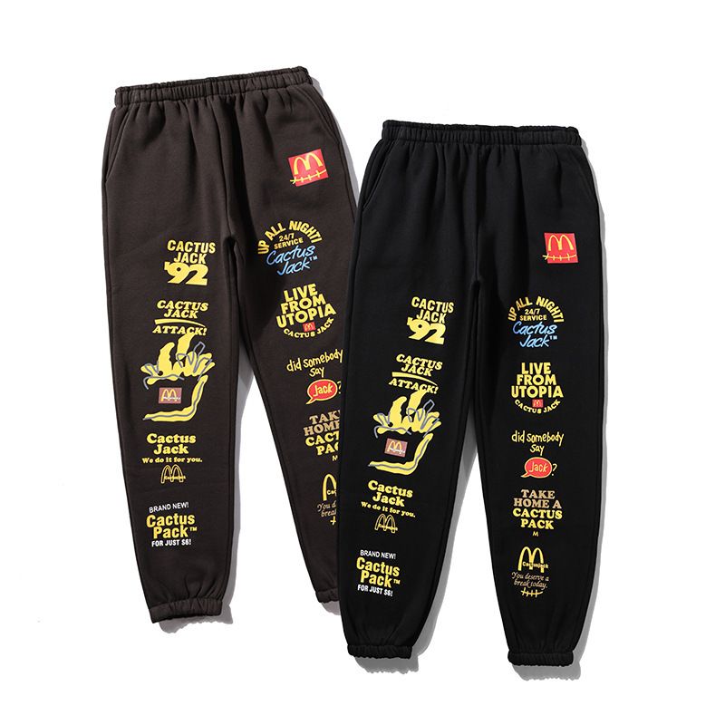 Travis Scott Cactus Jack Co Branded Pantaloni A Figura Intera Di McDonald  Da 27,46 € | DHgate Italy