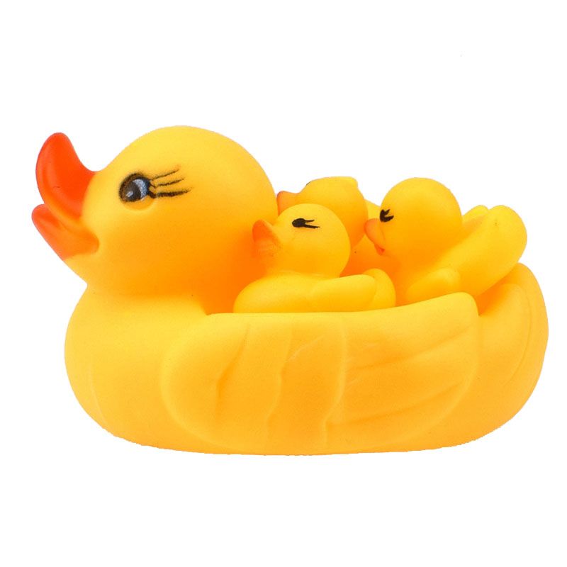 4 Piezas/Juego de dibujos animados de pato de goma Baby Toys Water Fun Bathtub Toy 4 Piezas/Juego de dibujos animados de pato de goma Baby Toys Water Fun Bathtub Toy
