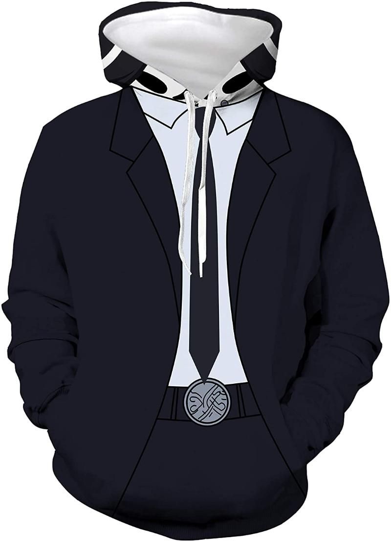 Sudaderas capucha para hombre Sudaderas Anime Invasion 3D Hombres Mujer Capucha Tendencia