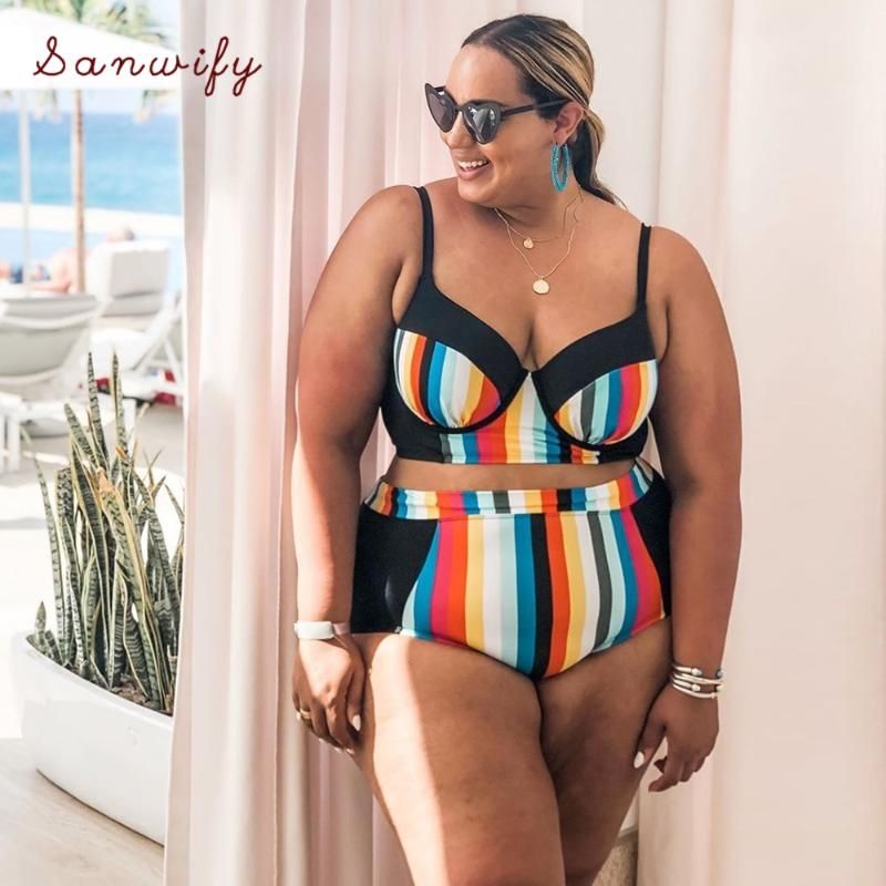 Dames Badmode Plus Size Bikini Set Voor Vrouw Aparte Taille Grote Borsten Badpak Grote Badpakken 2021 Van 28,06 € | DHgate