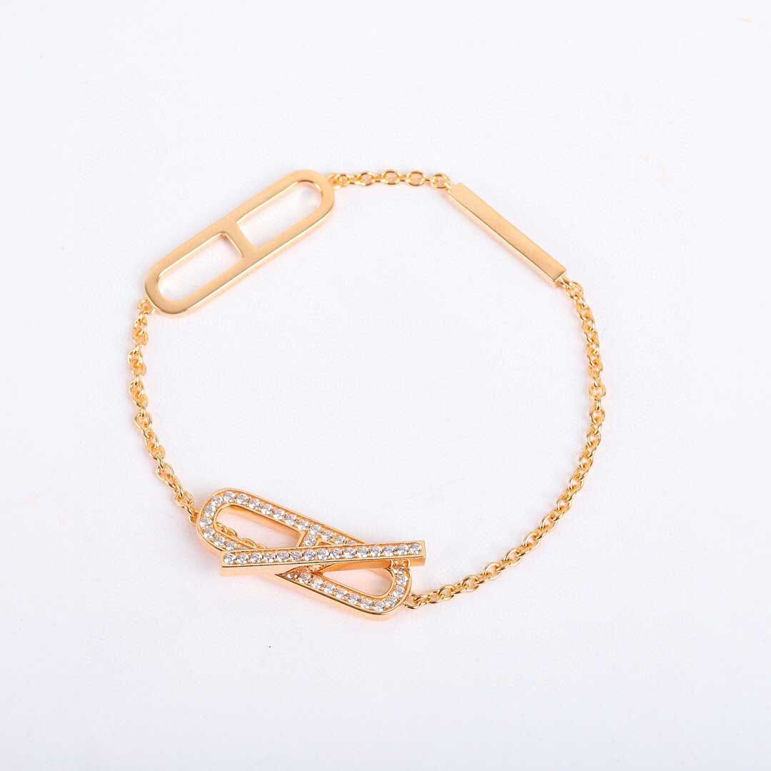 bracciale in oro rosa + scatola