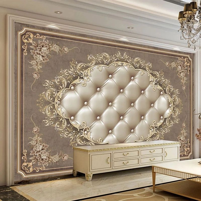 Custom Wallpaper European Style Retro Beautiful Flower Soft Roll Art Mural Living Room TV Sofa Bedroom Custom Wallpaper European Style Retro Beautiful Flower Soft Roll Art Mural Living Room TV Sofa Bedroom
