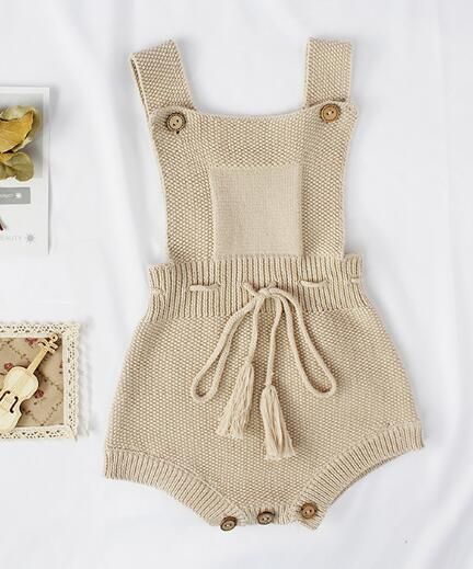 82026 Khaki Romper.