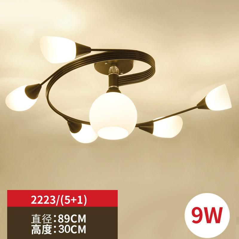 5 1 huvud 9W LED-lampa