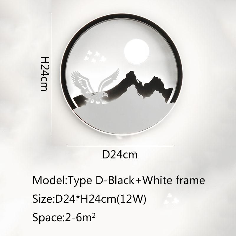 Czarna rama typu D Chiny D24XH24CM Cool