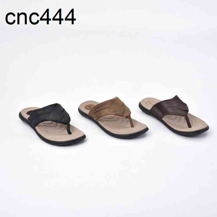 Sandalias genuinas de árabe chanclas de cuero puro hombres sandalias