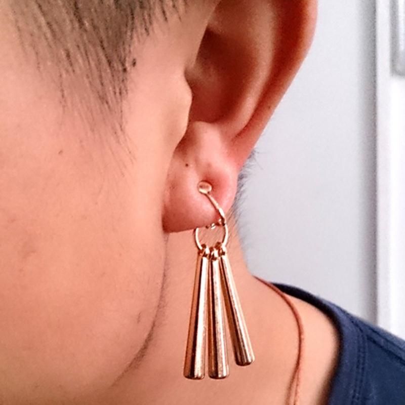 Pendientes de creativos Joyas para Anime Fans Zoro Metal Metal Latón normal Pendiente de juguete