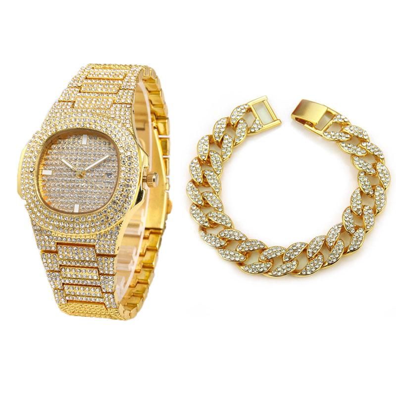 Gold Watch Bracelt.