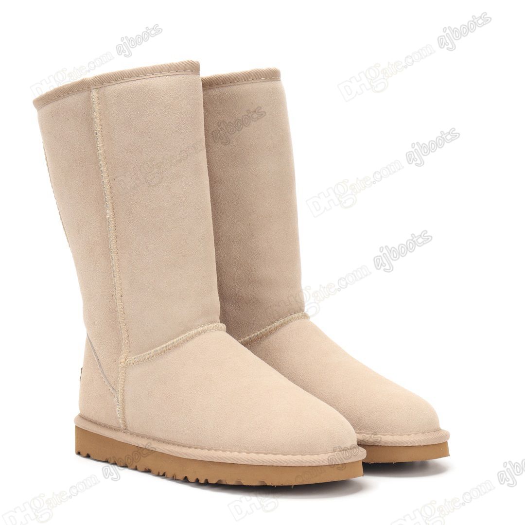 24# Light Sand Knee Boots [High Boots]
