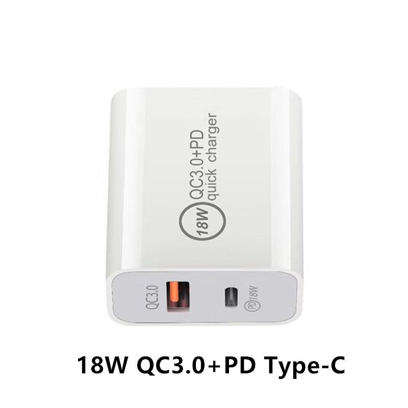 (18W) QC3.0 + PD-typ-C