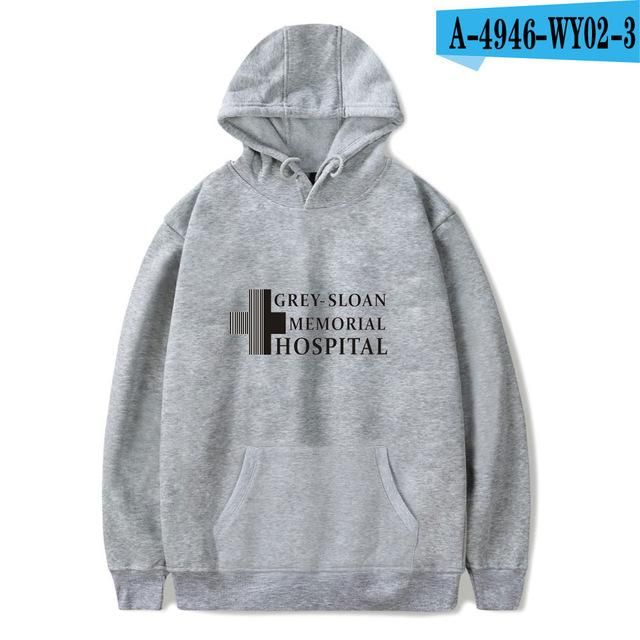 Sudaderas con capucha para hombre Sudaderas Creative Tumblr Grays Anatomy Mujeres Otoño Moda Gris Abrigos