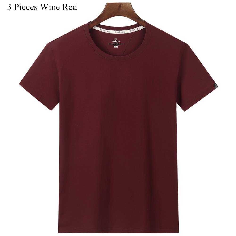 3 Pieces Wine Red