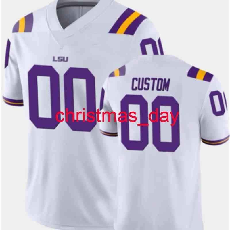 lsu custom football jersey