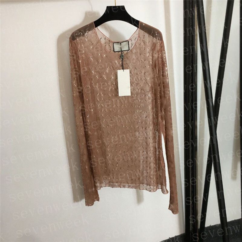 LETTRE DE RHINESTON TOP / NUDE