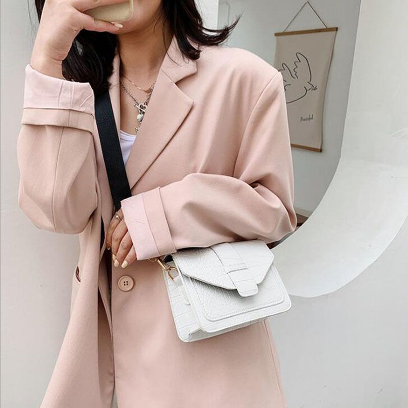 plain cross body bolsa