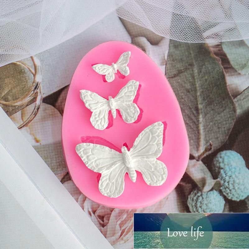 3D Butterfly 3 Sizes DIY Candy chocolate Molds Silicone Cake Decorating  Tools Fondant Moulds