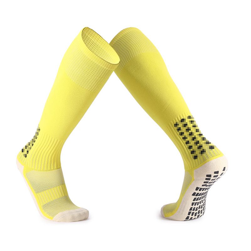 chaussettes de football sportives jaunes