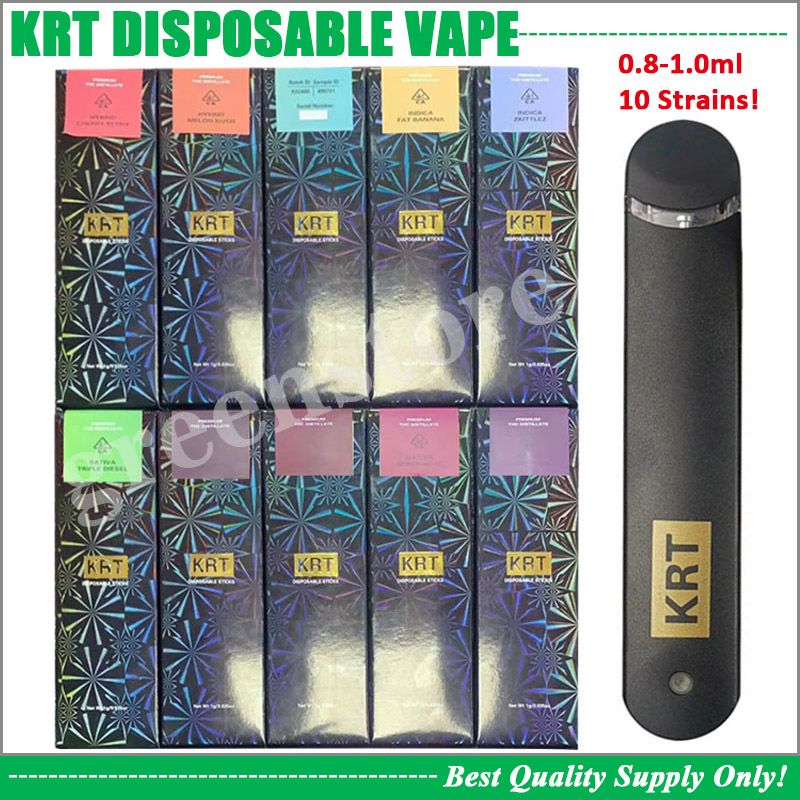 Premium Cartridge KRT Disposable Sticks Vaporizer E Cigarette 0.8ML 1
