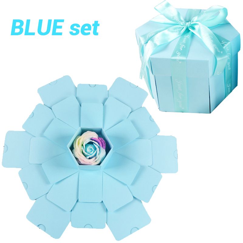 Blauwe set