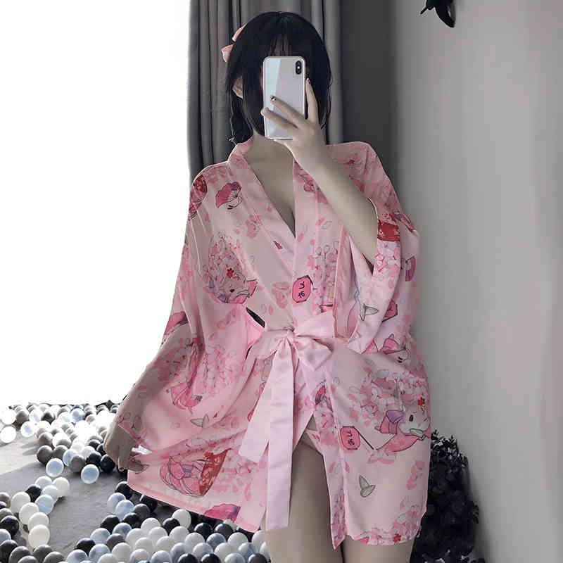 Sexy Kimono Japanese Young Married Women Cosplay Costumes Dew Shoulder Chest AV Outfit For Girls Erotic picture picture