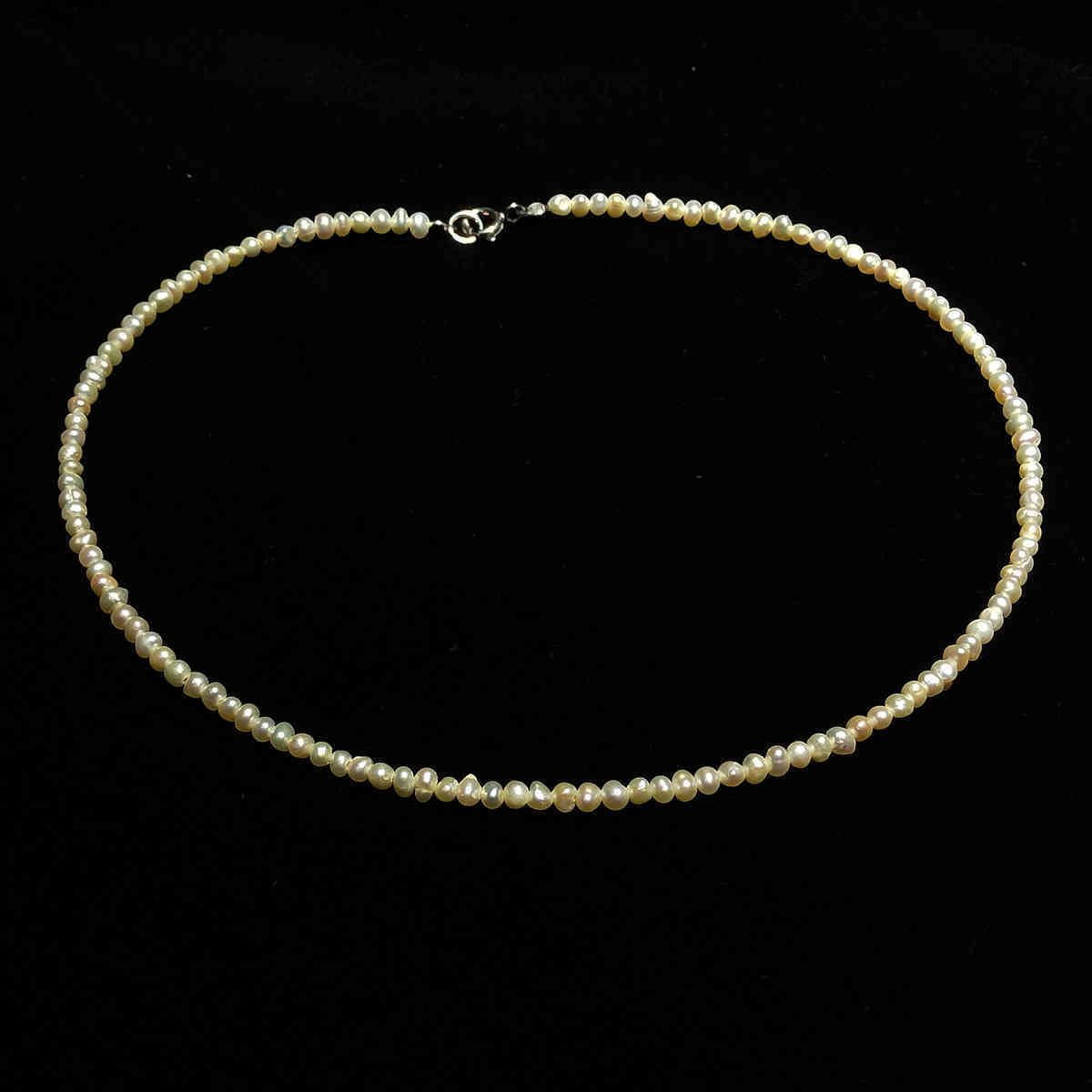 Round Pearl Silver-50cm