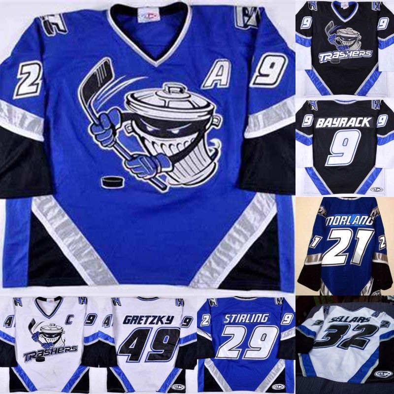 UHL Danbury Trashers 2004 05 Jersey 42 Brad Wingfield 49 Brent Gretzky 9 Mike Bayrack 16 Mike Rupp 17 GALANTE 28 Jon Mirasty 44 Regan Kelly 71 Mike Bayrack 23 McCartin From 33,38 €