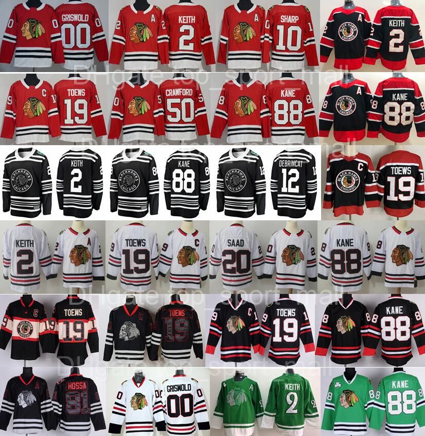 2021 Reverse Retro Chicago Blackhawks Jersey Hockey Duncan Keith 19 Jonathan Toews Patrick Kane Crawford Alex Debrincat Kirby Dach Clark Griswold 8 Dominik Kubalik From Top Sport Mall 22 22 Dhgate Com