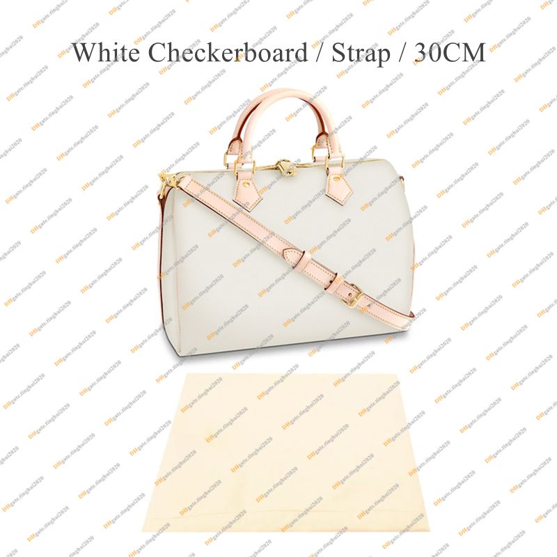 Strap / White Checkerboard 30cm