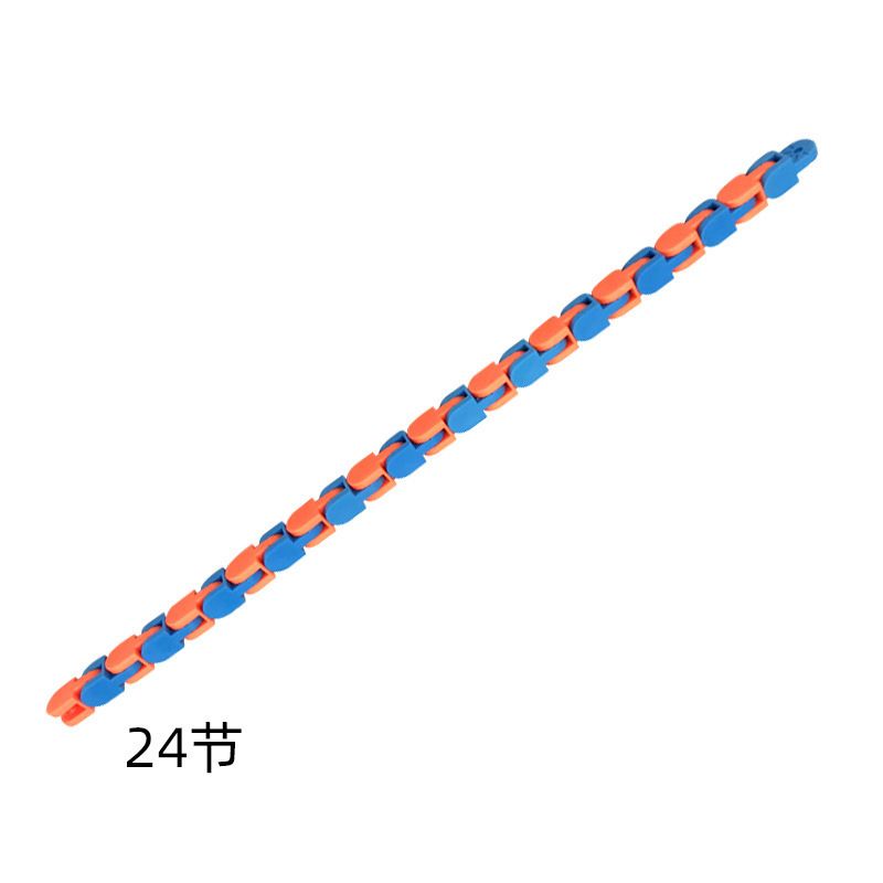 24 länkkedja (orange blå)