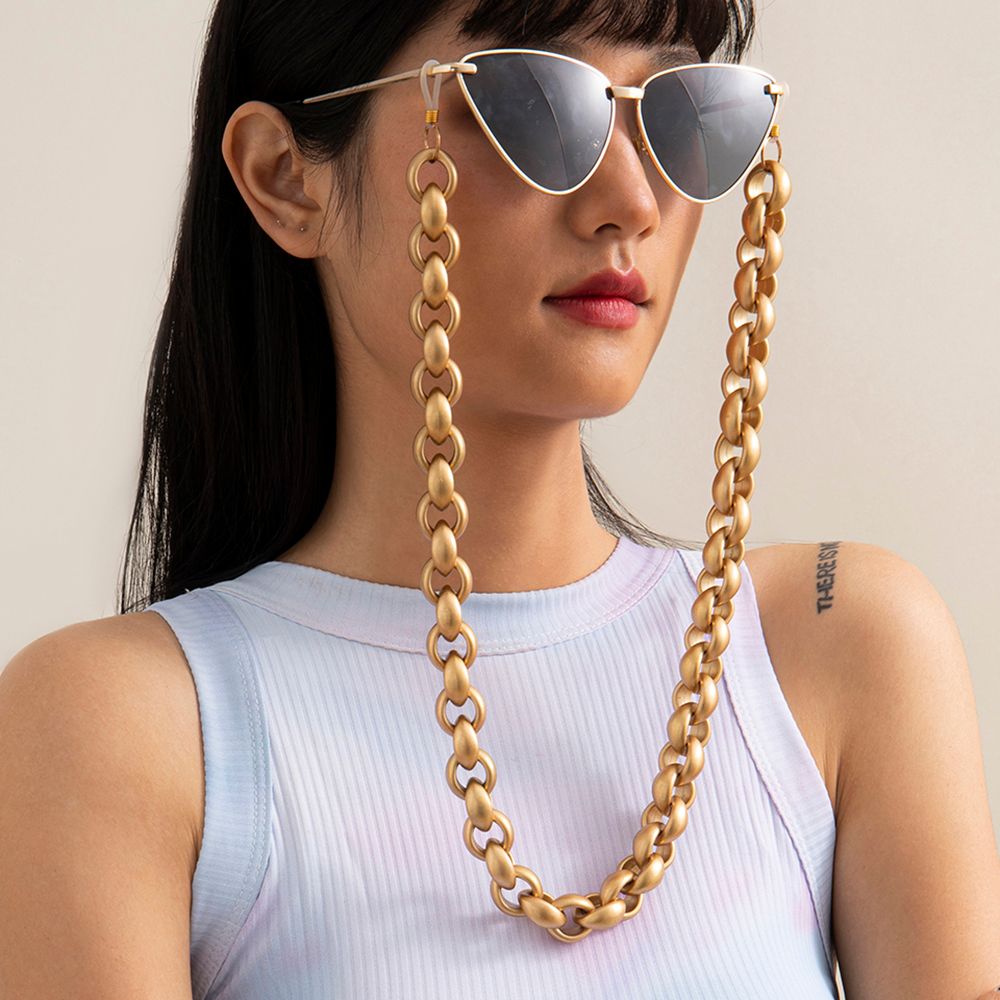 Compra CCB Chunky Cuban Link Gafas De Sol Cadena Color Oro Gafas Cuerda  Soporte Cuello Correa Cuerda Cadenas Gafas Accesorio Gafas Largand Barato |  Entrega Rápida Y Calidad | Es.Dhgate