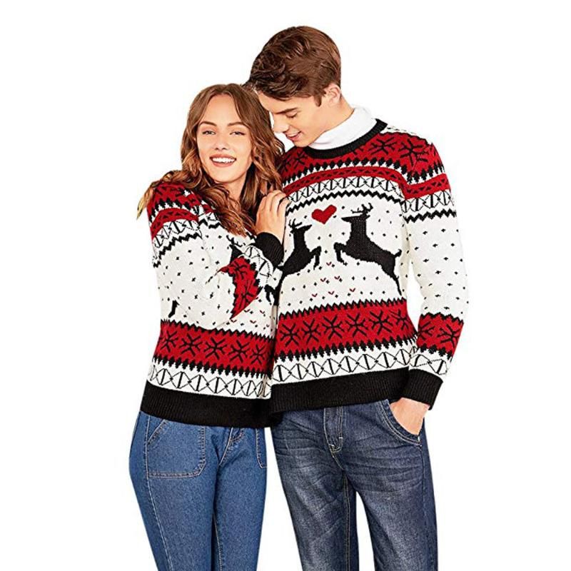 Invierno parejas 2021 Dos personajes novedad navidad para las mujeres tira de femme