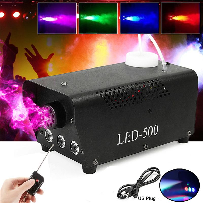 500W RGB LED Mini machine à fumée Disco DJ Party machine à