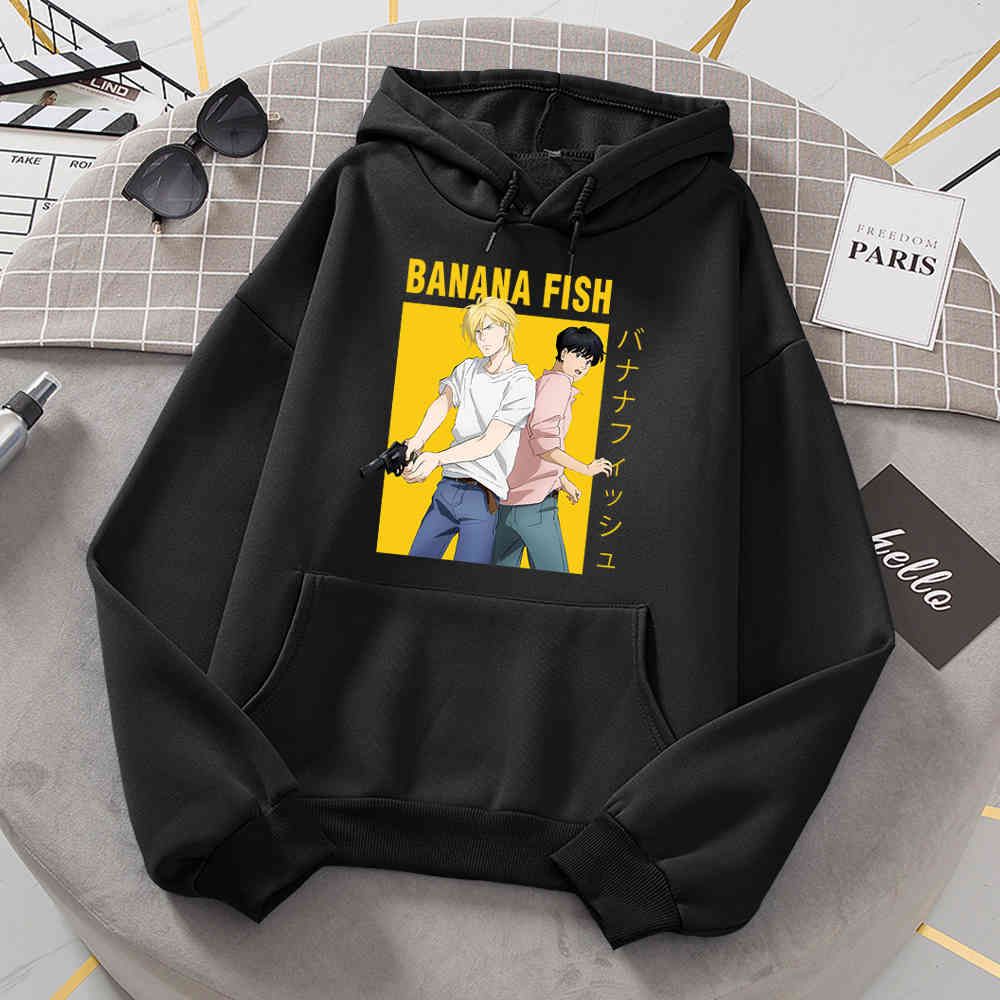 Vestuario y Calzado Sudadera Con Capucha Banana Fish Hombre Cuello Capucha  Overs kanai.vn
