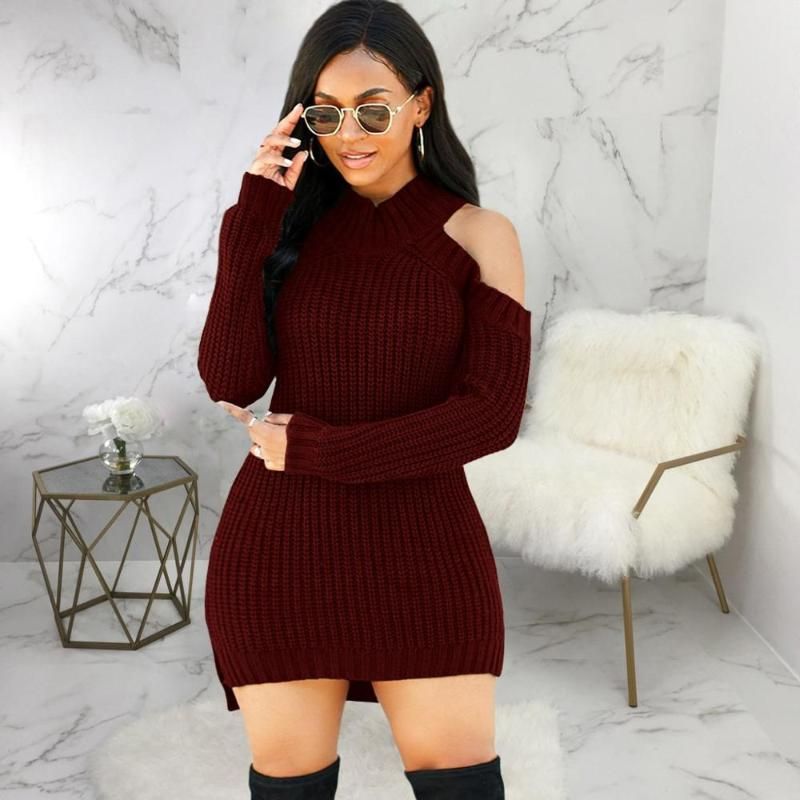 Compra Personalizado Amazon Suéter Vestido De Moda Piel Woolly Mujer Kning  Manga Larga Vestidos Casuales Barato | Entrega Rápida Y Calidad | Es.Dhgate