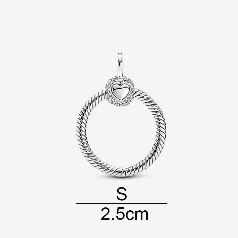 S 2.5cm argento nuovo