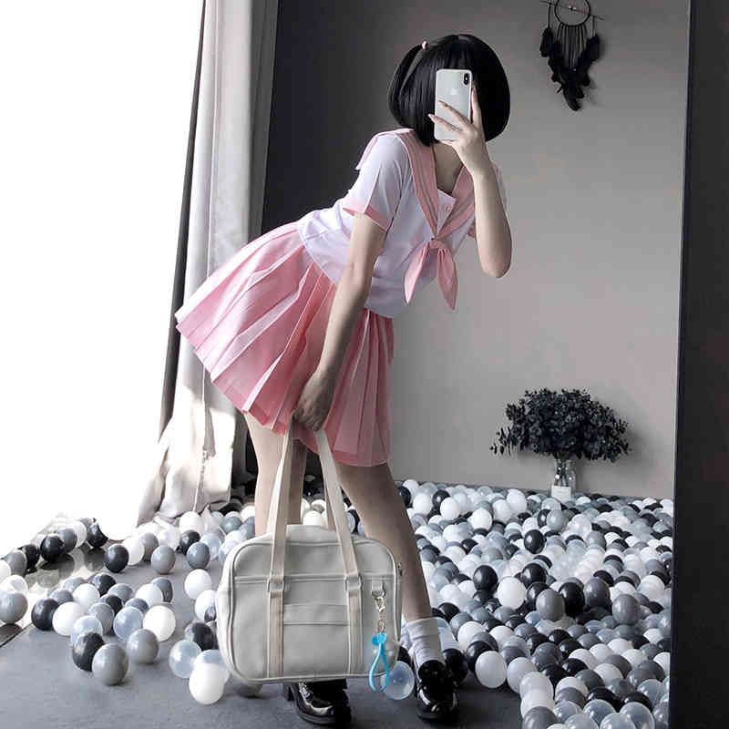 Japan Sexy School Girl Vegena - Classic Japanese Anime School Girls Pink Sailor JK Vestido Camisas Uniforme  Cosplay Disfraces Kawaii Traje Para Estudiantes Fahion Daily Wear De 69,49  â‚¬ | DHgate