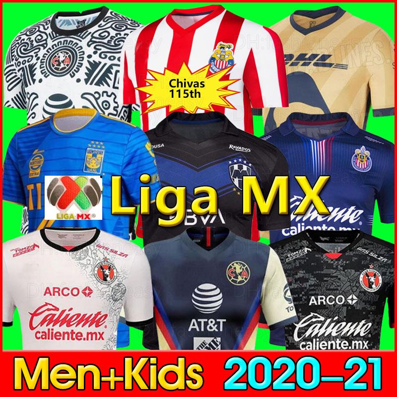 Acheter Pas Cher Liga Mx 21 22 Club America Soccer Jerseys Leon Troisieme Camisetas 21 22 Tijuana Tigres Unam Chivas Cruz Azul Chemises De Football 3eme Enfants Du 12 13 Fr Dhgate