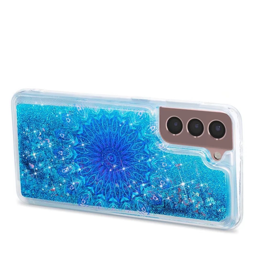 For Samsung Galaxy S22 Ultra Glitter Diamond Butterfly Case Cute Bling Cover