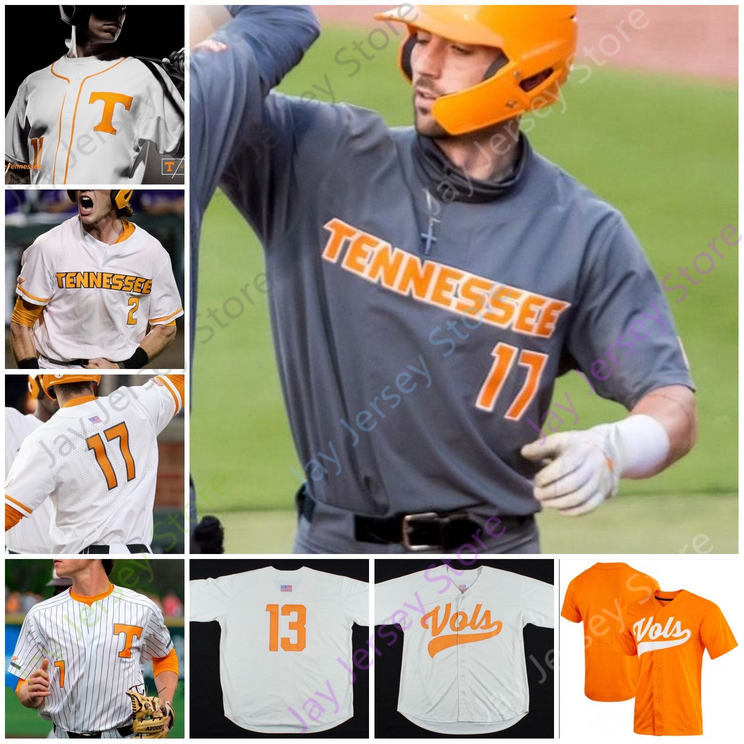 men's tennessee baseball jersey