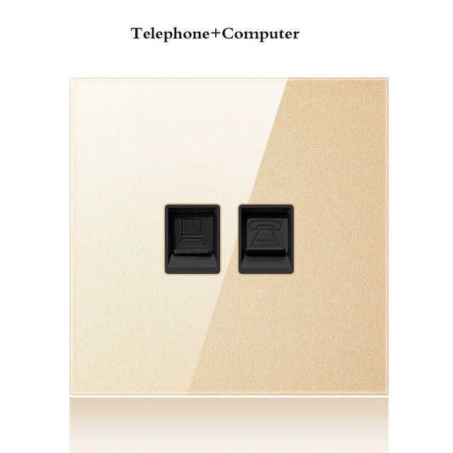 Computer Telefono-Champagne Gold