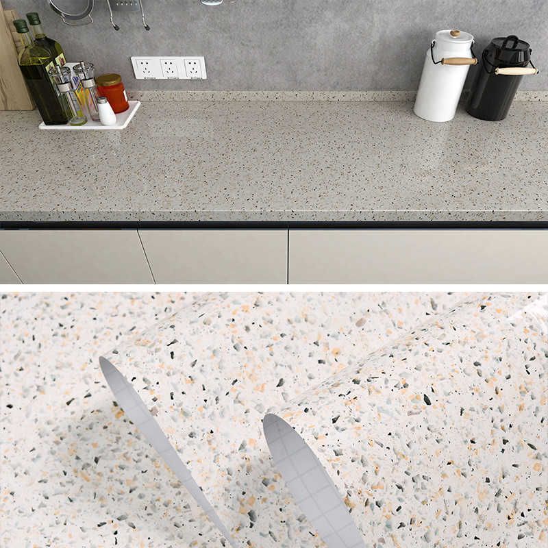 الأصفر Terrazzo-40CM X 5M