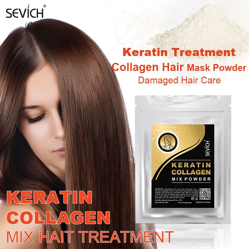 Keratin Collagen Hair Scalp Mix Powder 25g for Nourishing Smoothing Dry  Damaged Hair Repair Treatment Powder