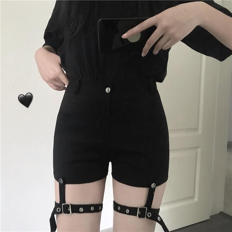 Short solide noir