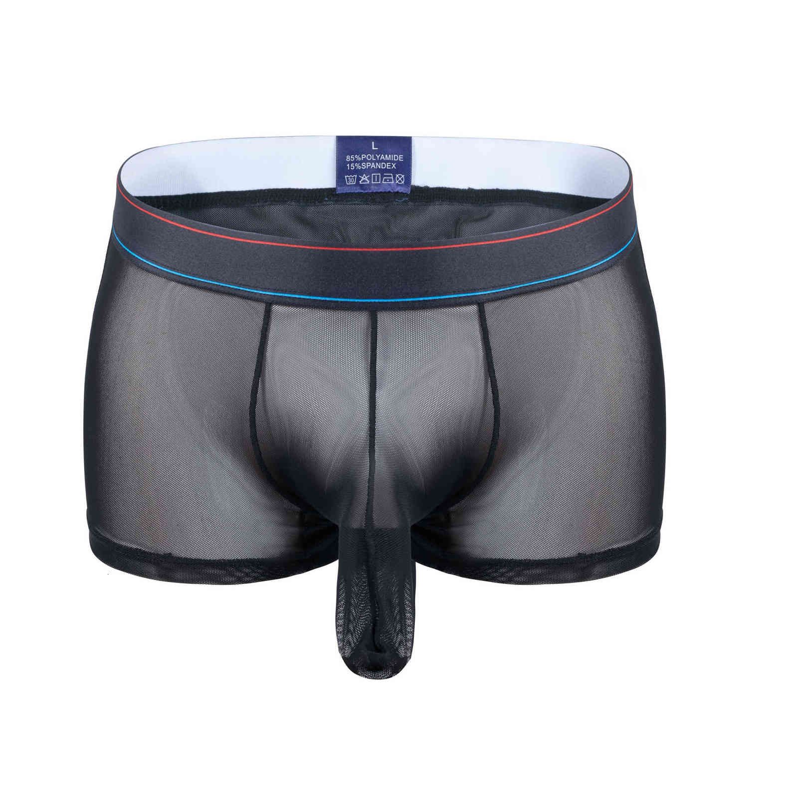 Ropa interior elástica sin costuras para hombre Bóxer ultrafino tr.. Ropa interior elástica sin costuras para hombre Bóxer ultrafino tr..