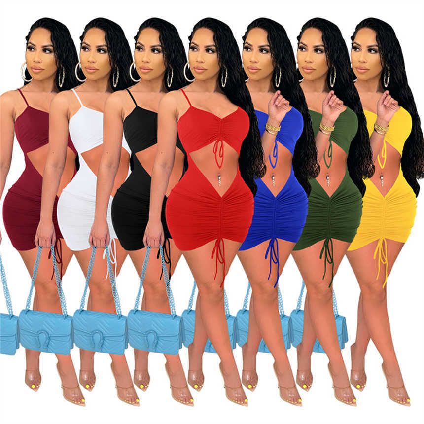 Women Sexy Dresses Spaghetti Strap 