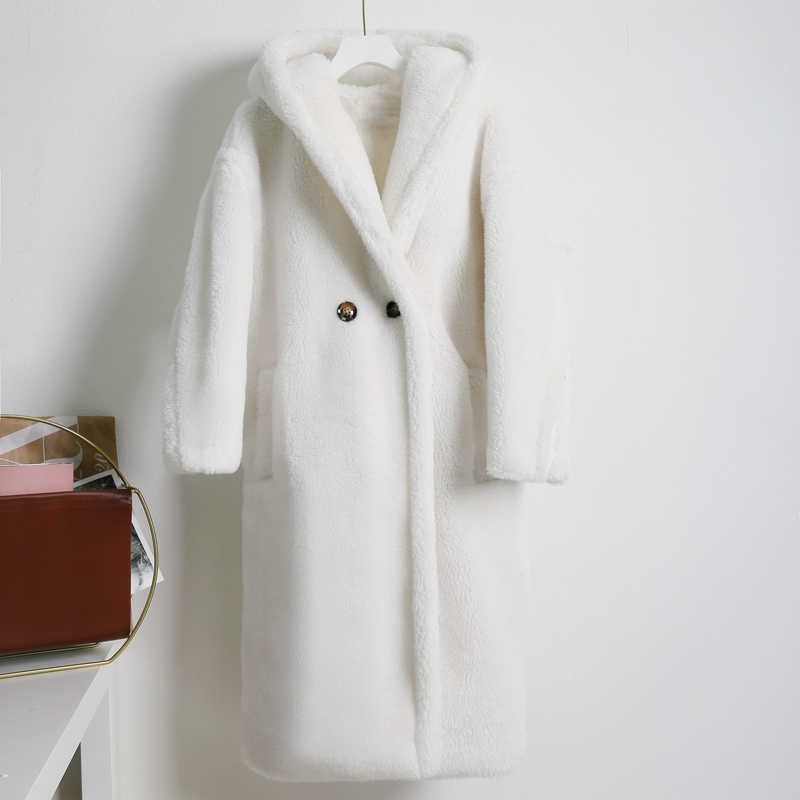 Vit teddy coat