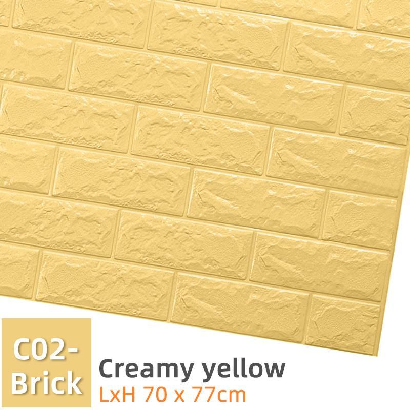 C02 크림색 노란색 77cmx70cm-1pcs.