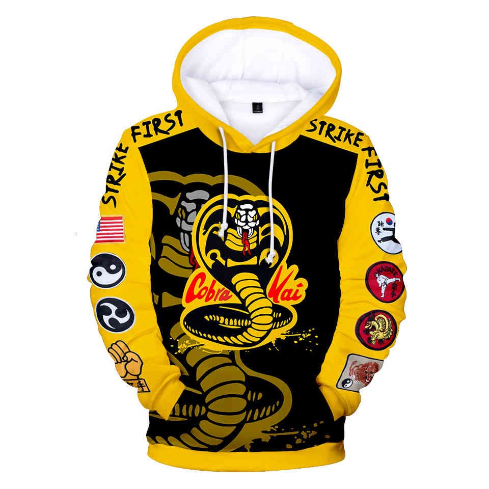 cobra kai skeleton moletom com capuz