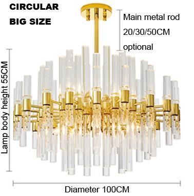 Forma circular grande sem bulbo